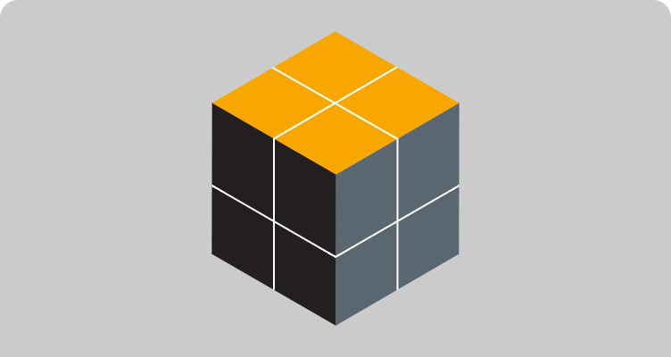 2x2 Rubik’s Cube representing how easy it is to collect as-applied equipment data.